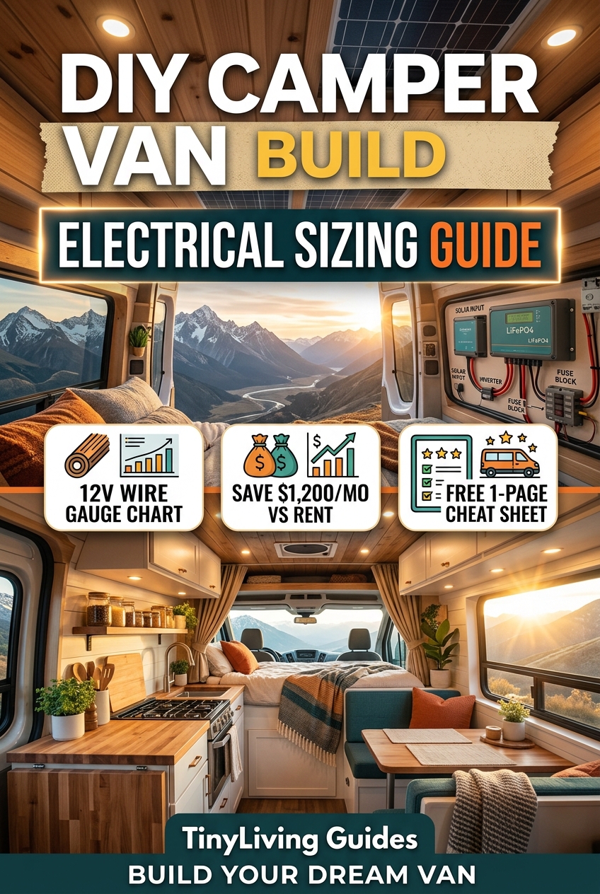 Van Life Electrical Sizing Pinterest Pin